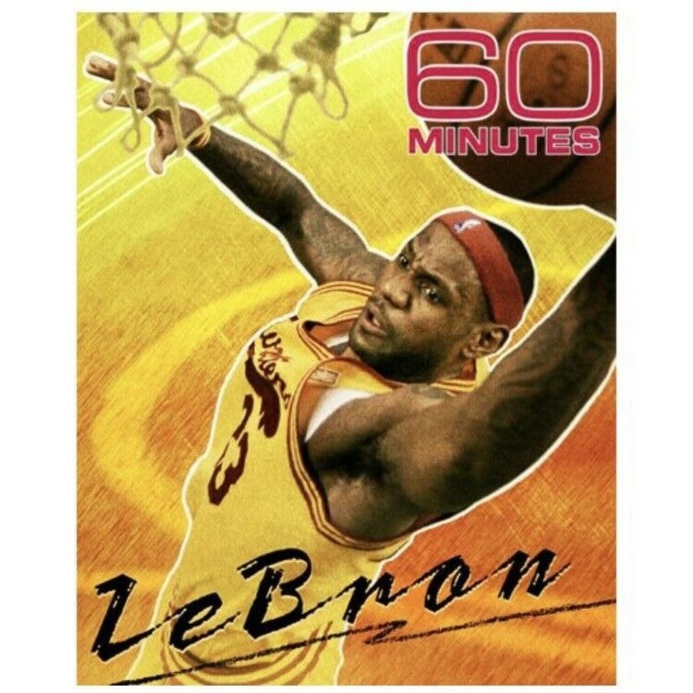 Lebron James 2009 CBS 60 Minutes Interview DVD 50' Underhand Shot Timeless Story